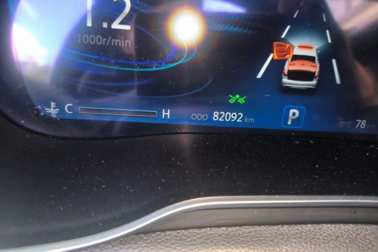 Used CHANGAN Eado 2018 High-Energy Edition 1.6L GDI Automatic Lingfeng Model China V Standard Odometer Close Up