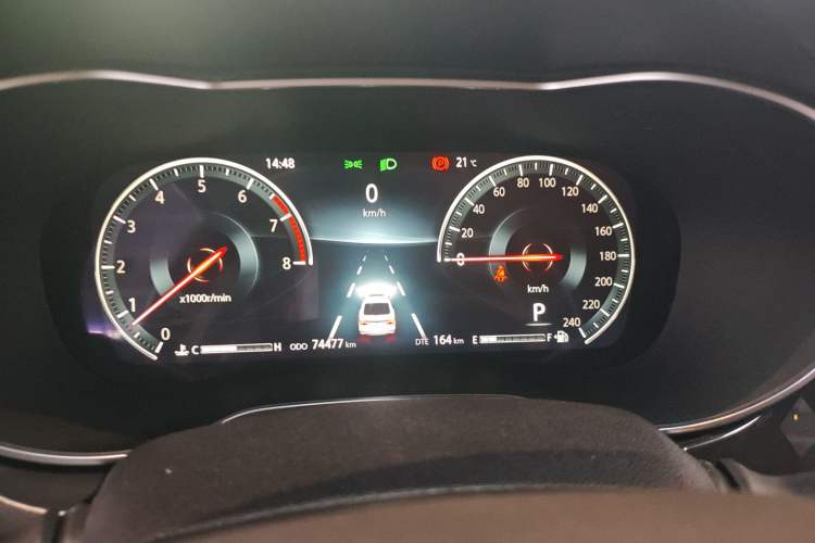 Used CHANGAN Eado 2019 Blue Whale Edition 280T GDI DCT High-Speed Model Instrument Cluster