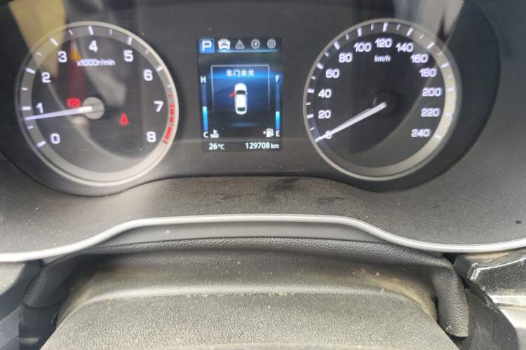 Used CHANGAN Eado 2019 Blue Whale Edition 280T GDI DCT High-Speed Model Odometer Close Up