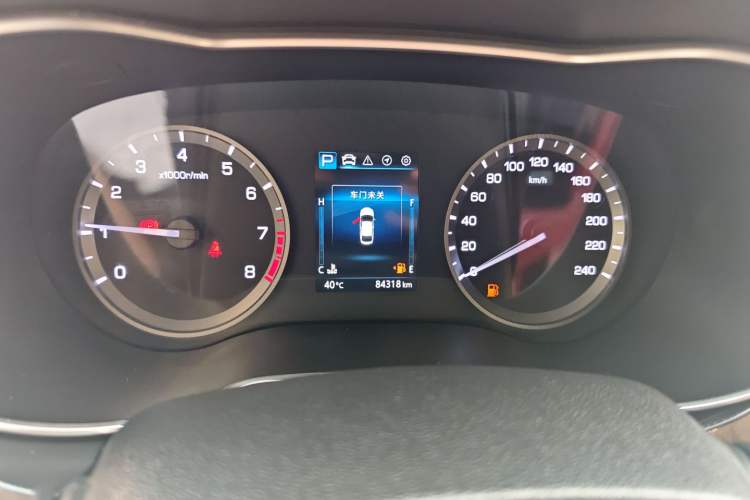 Used CHANGAN Eado 2019 Blue Whale Edition 280T GDI DCT High-Speed Model Odometer Close Up
