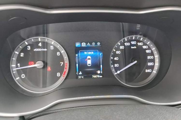 Used CHANGAN Eado 2019 Blue Whale Edition 280T GDI DCT High-Speed Model Instrument Cluster