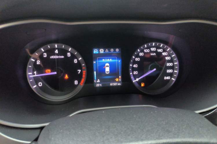 Used CHANGAN Eado 2019 Blue Whale Edition 280T GDI DCT High-Speed Model Instrument Cluster