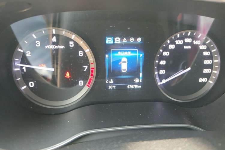 Used CHANGAN Eado 2019 Blue Whale Edition 280T GDI DCT High-Speed Model Instrument Cluster