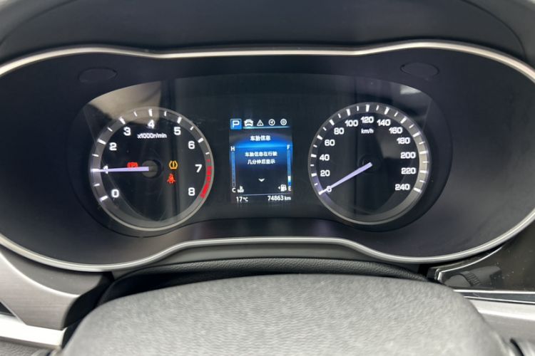 Used CHANGAN Eado 2019 Blue Whale Edition 280T GDI DCT High-Speed Model Odometer Close Up