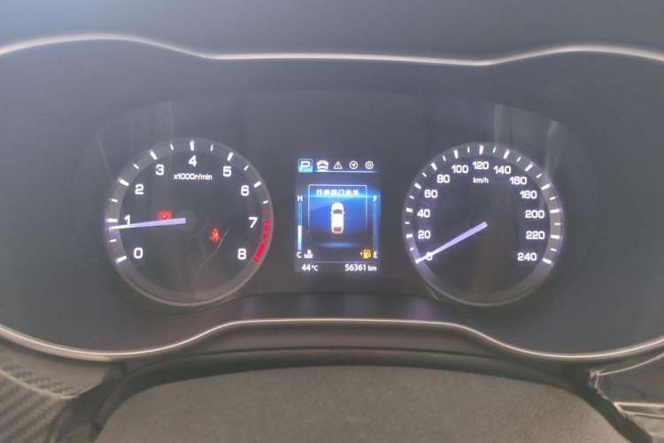 Used CHANGAN Eado 2019 Blue Whale Edition 280T GDI DCT High-Speed Model Odometer Close Up