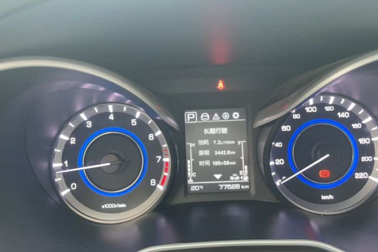 Used CHANGAN Eado 2019 High-Energy Edition 1.6L GDI Automatic Pioneer Model China VI Standard Odometer Close Up