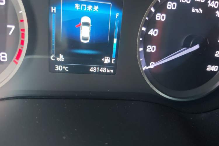 Used CHANGAN Eado 2019 Blue Whale Edition 280T GDI DCT High-Speed Model Odometer Close Up