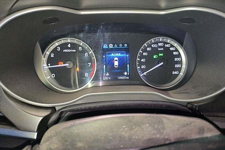 Used CHANGAN Eado 2019 Blue Whale Edition 280T GDI DCT High-Speed Model Odometer Close Up