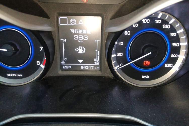 Used CHANGAN Eado 2019 1.6L GDI Manual Value Edition China VI Standard Odometer Close Up