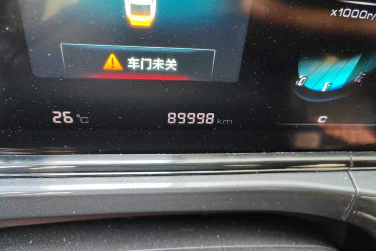 Used CHANGAN Eado 2020 PLUS Blue Whale NE 1.4T GDI DCT Prestige Model Odometer Close Up