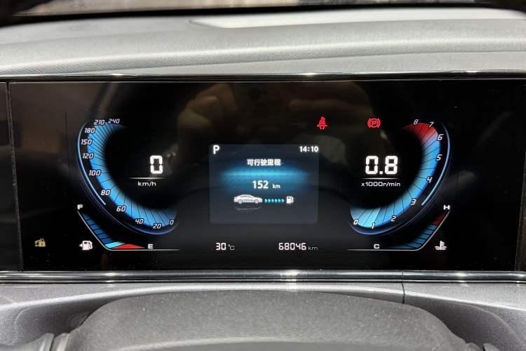 Used CHANGAN Eado 2020 PLUS Million Edition 1.6L GDI CVT Luxury Model Odometer Close Up
