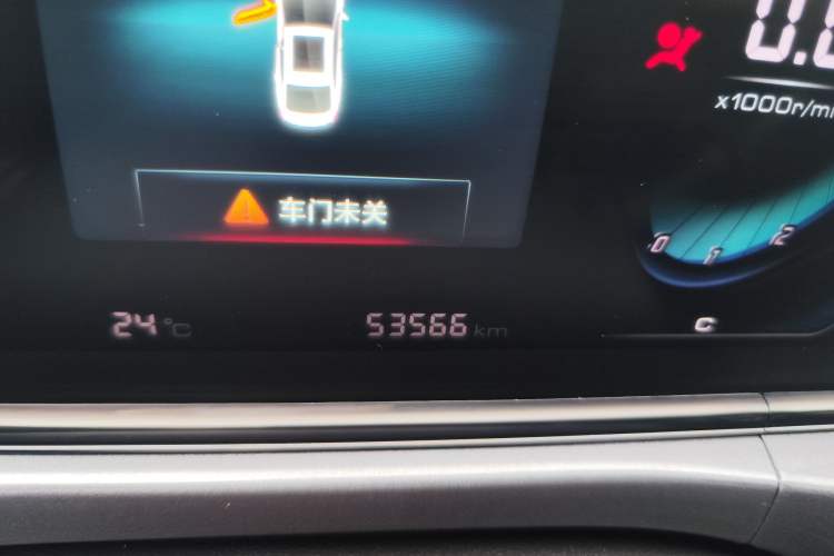 Used CHANGAN Eado 2020 PLUS Blue Whale NE 1.4T GDI DCT Prestige Model Odometer Close Up