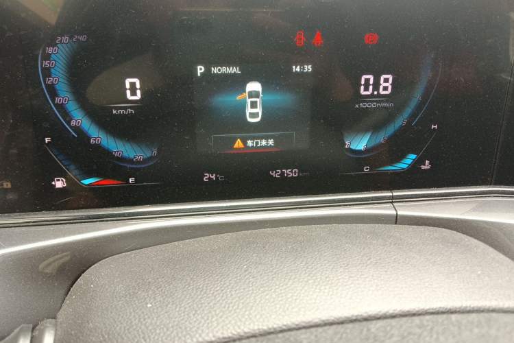 Used CHANGAN Eado 2020 PLUS Blue Whale NE 1.4T GDI DCT Prestige Model Odometer Close Up