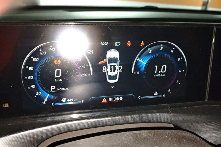 Used CHANGAN Eado 2020 PLUS Blue Whale NE 1.4T GDI DCT Flagship Model Odometer Close Up