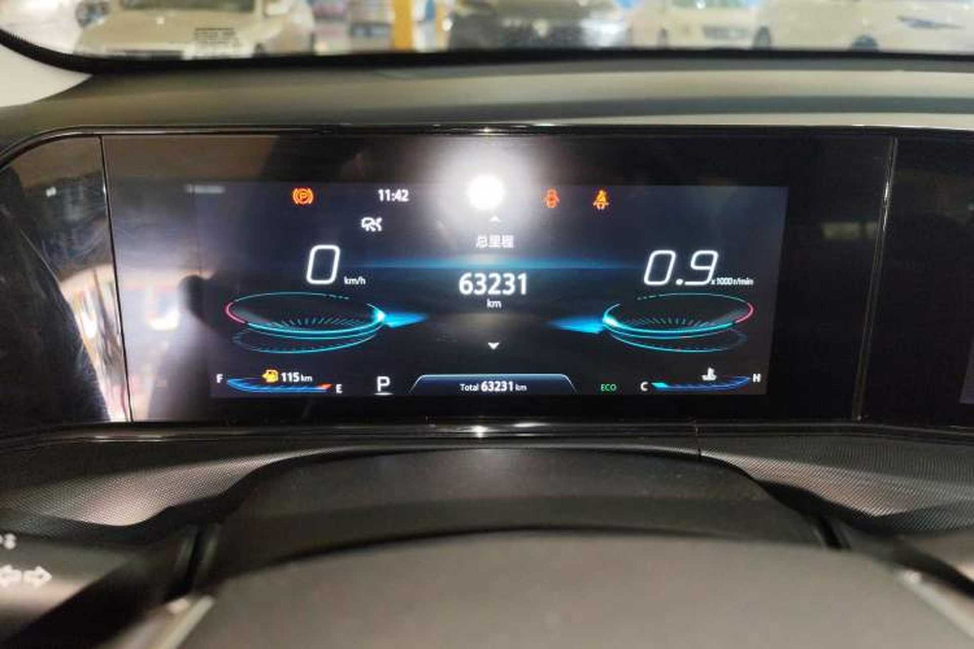 Used CHANGAN Eado 2020 PLUS Blue Whale NE 1.4T GDI DCT Flagship Model Instrument Cluster