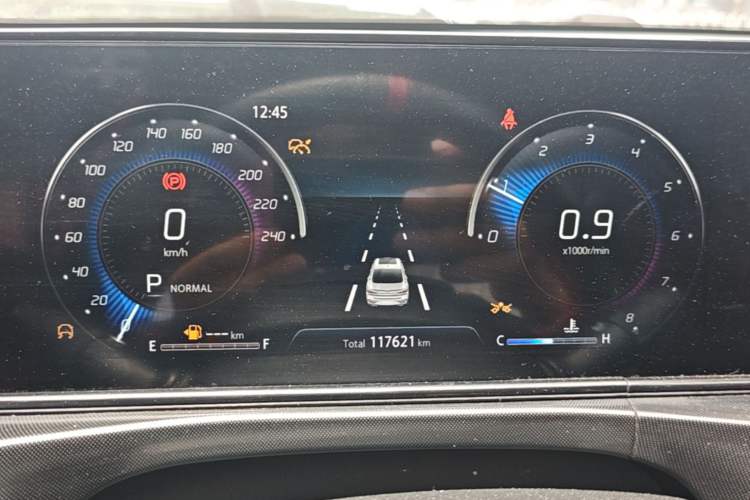 Used CHANGAN Eado 2020 PLUS Blue Whale NE 1.4T GDI DCT Flagship Model Instrument Cluster