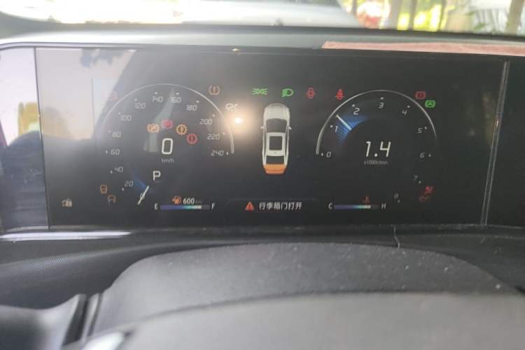 Used CHANGAN Eado 2020 PLUS Blue Whale NE 1.4T GDI DCT Flagship Model Instrument Cluster