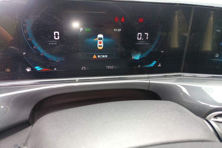 Used CHANGAN Eado 2020 PLUS Blue Whale NE 1.4T GDI DCT Prestige Model Odometer Close Up
