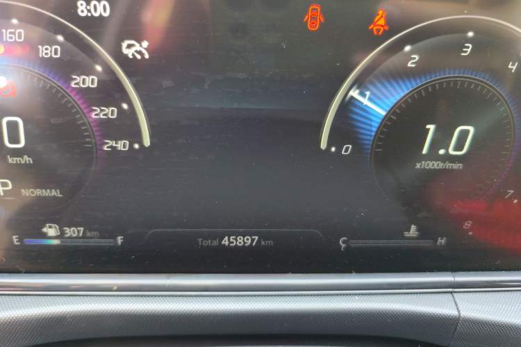Used CHANGAN Eado 2020 PLUS Blue Whale NE 1.4T GDI DCT Flagship Model Odometer Close Up