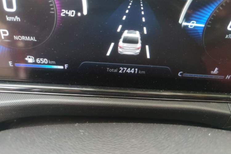 Used CHANGAN Eado 2020 PLUS Blue Whale NE 1.4T GDI DCT Flagship Model Odometer Close Up