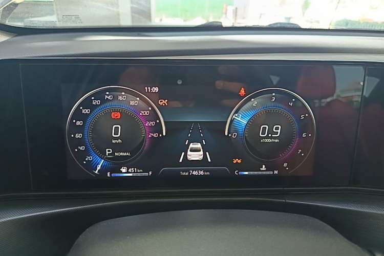 Used CHANGAN Eado 2020 PLUS Blue Whale NE 1.4T GDI DCT Flagship Model Instrument Cluster