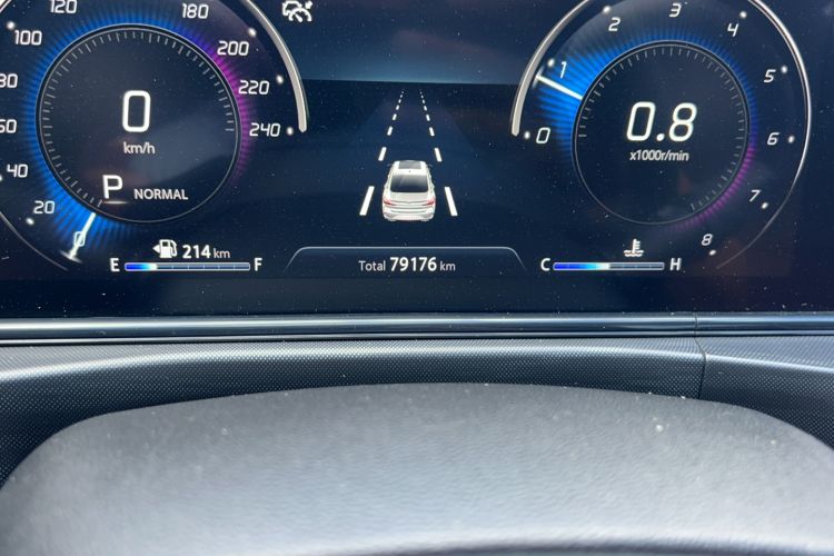 Used CHANGAN Eado 2020 PLUS Blue Whale NE 1.4T GDI DCT Flagship Model Odometer Close Up