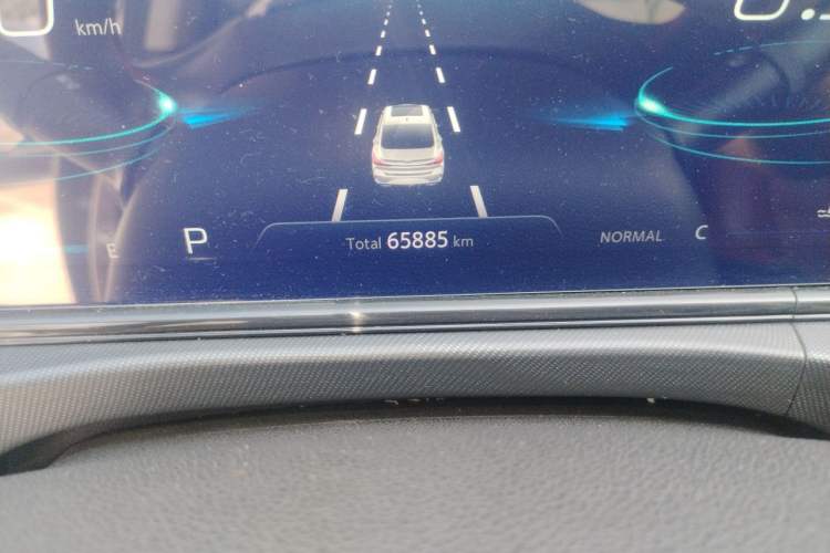 Used CHANGAN Eado 2020 PLUS Blue Whale NE 1.4T GDI DCT Flagship Model Odometer Close Up