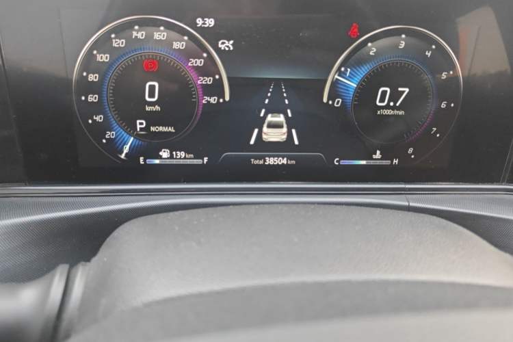 Used CHANGAN Eado 2020 PLUS Blue Whale NE 1.4T GDI DCT Flagship Model Odometer Close Up