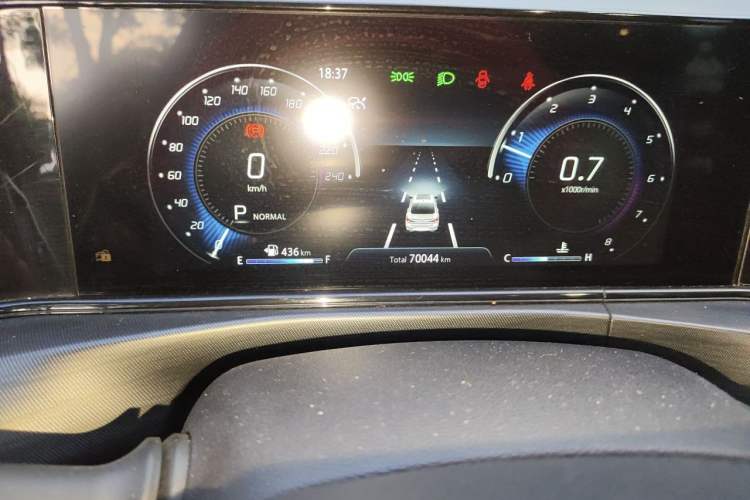 Used CHANGAN Eado 2020 PLUS Blue Whale NE 1.4T GDI DCT Flagship Model Odometer Close Up