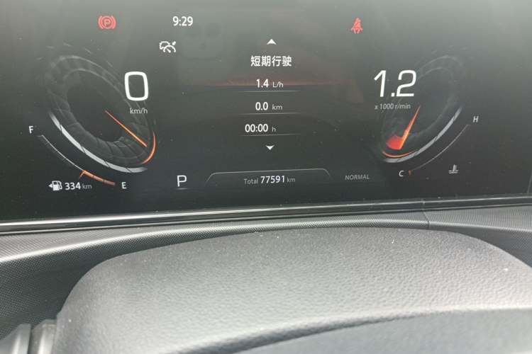 Used CHANGAN Eado 2020 PLUS Blue Whale NE 1.4T GDI DCT Flagship Model Odometer Close Up