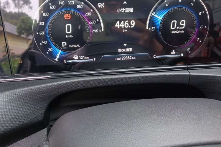 Used CHANGAN Eado 2020 PLUS Blue Whale NE 1.4T GDI DCT Flagship Model Odometer Close Up
