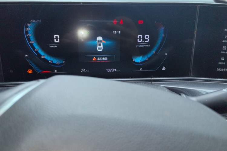 Used CHANGAN Eado 2020 PLUS Blue Whale NE 1.4T GDI DCT Prestige Model Odometer Close Up