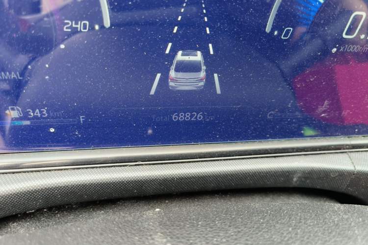 Used CHANGAN Eado 2020 PLUS Blue Whale NE 1.4T GDI DCT Flagship Model Odometer Close Up