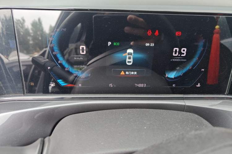 Used CHANGAN Eado 2020 PLUS Blue Whale NE 1.4T GDI DCT Prestige Model Odometer Close Up