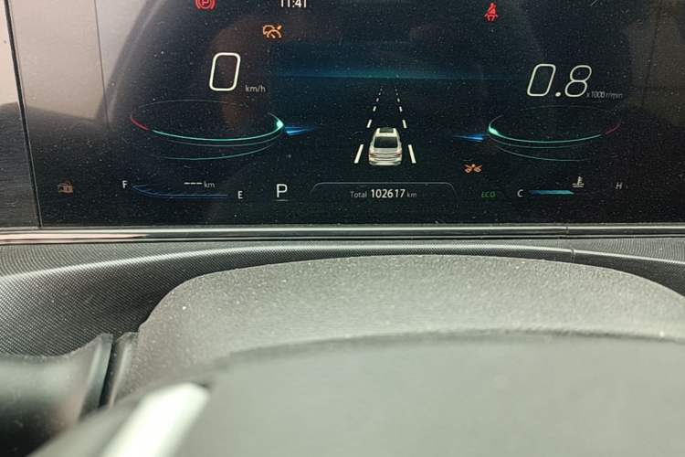 Used CHANGAN Eado 2020 PLUS Blue Whale NE 1.4T GDI DCT Flagship Model Odometer Close Up