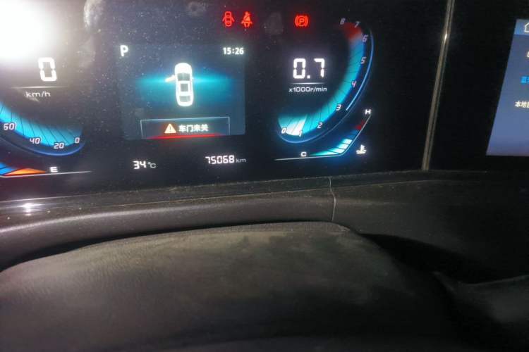 Used CHANGAN Eado 2020 PLUS 1.6L GDI Automatic Luxury Model Odometer Close Up