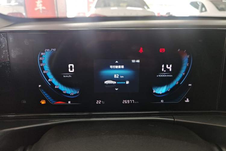 Used CHANGAN Eado 2020 PLUS 1.6L GDI Manual Luxury Model Odometer Close Up
