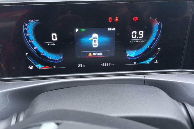 Used CHANGAN Eado 2020 PLUS Blue Whale NE 1.4T GDI DCT Prestige Model Odometer Close Up