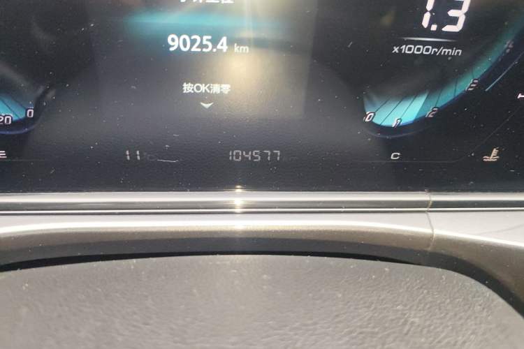 Used CHANGAN Eado 2020 PLUS 1.6L GDI Automatic Luxury Model Odometer Close Up