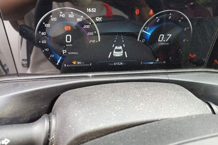 Used CHANGAN Eado 2020 PLUS Blue Whale NE 1.4T GDI DCT Flagship Model Odometer Close Up