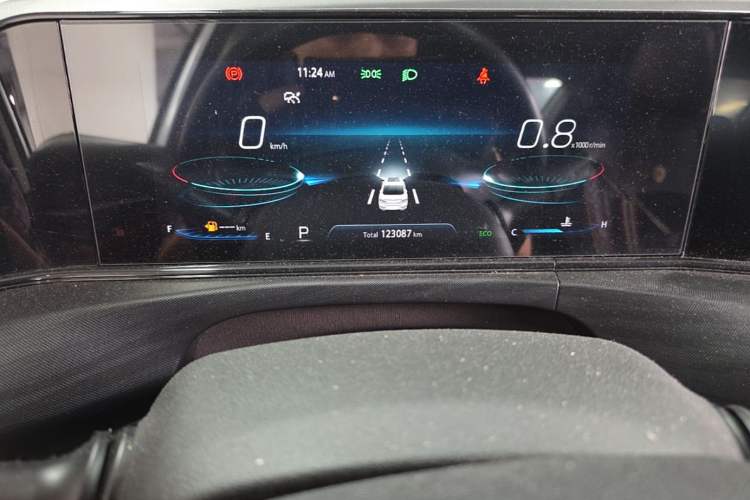 Used CHANGAN Eado 2020 PLUS Blue Whale NE 1.4T GDI DCT Flagship Model Odometer Close Up