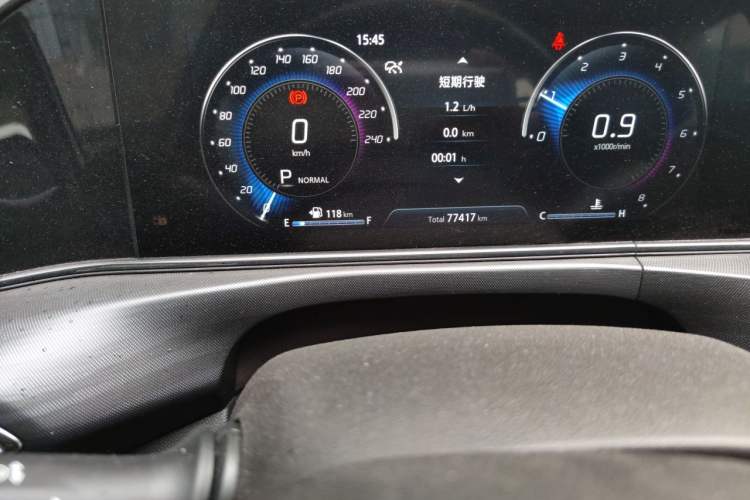 Used CHANGAN Eado 2020 PLUS Blue Whale NE 1.4T GDI DCT Flagship Model Odometer Close Up