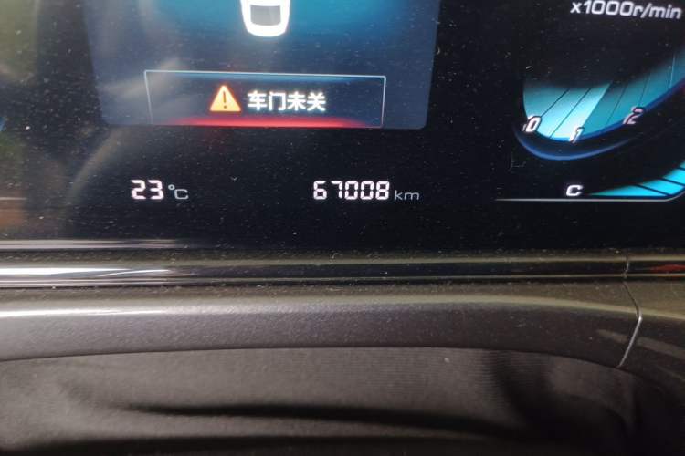 Used CHANGAN Eado 2020 PLUS Blue Whale NE 1.4T GDI DCT Prestige Model Odometer Close Up