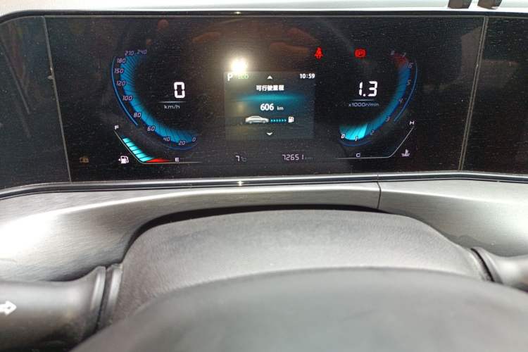 Used CHANGAN Eado 2020 PLUS Blue Whale NE 1.4T GDI DCT Prestige Model Odometer Close Up