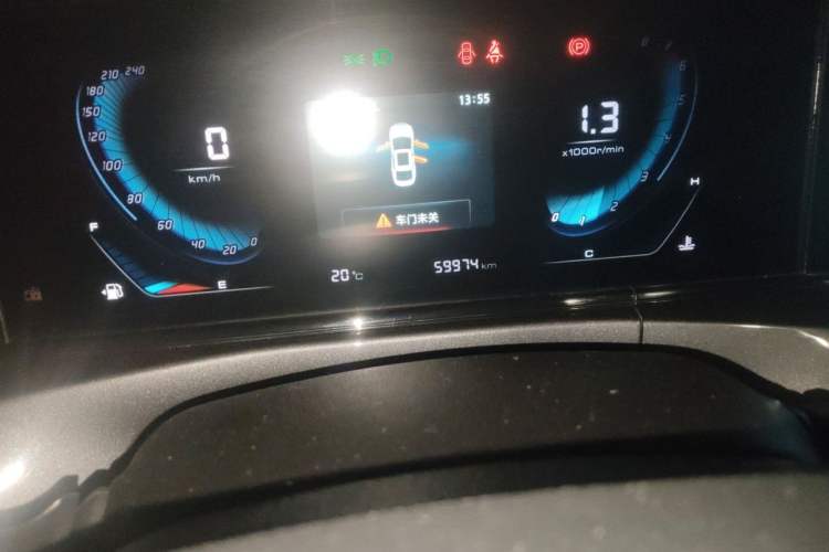 Used CHANGAN Eado 2020 PLUS Blue Whale NE 1.4T GDI DCT Prestige Model Odometer Close Up