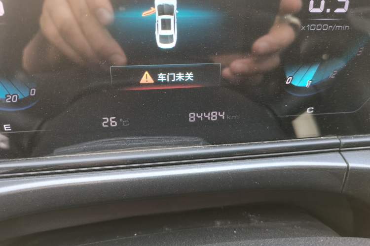 Used CHANGAN Eado 2020 PLUS Blue Whale NE 1.4T GDI DCT Prestige Model Odometer Close Up