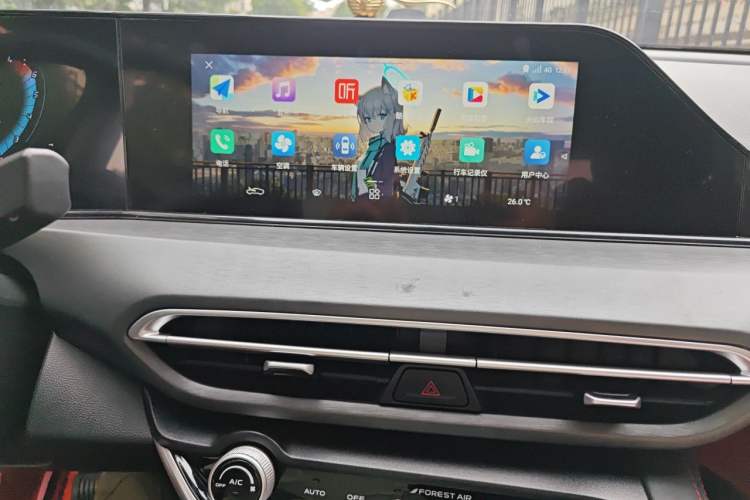 Used CHANGAN Eado 2021 PLUS Blue Whale NE 1.4T GDI DCT Prestige Model Audio And AC Panel