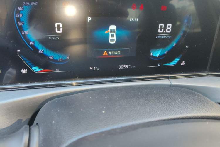 Used CHANGAN Eado 2021 PLUS 1.6L GDI CVT Elite Model Odometer Close Up