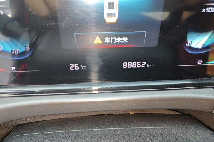 Used CHANGAN Eado 2021 PLUS Blue Whale NE 1.4T GDI DCT Prestige Model Odometer Close Up