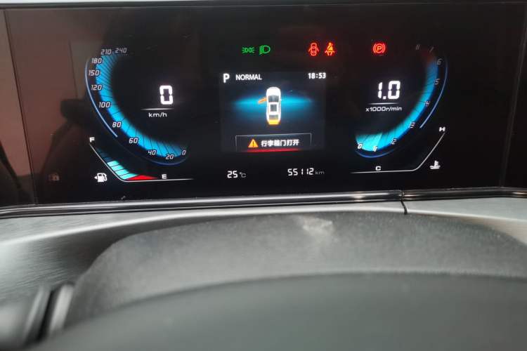 Used CHANGAN Eado 2021 PLUS Blue Whale NE 1.4T GDI DCT Prestige Model Odometer Close Up